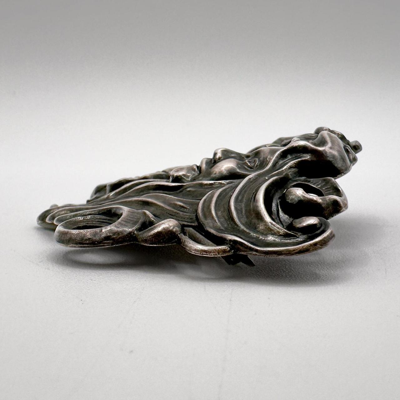 Source Unknown Women's Brooch - Silver/Grey – Ant… - image 6