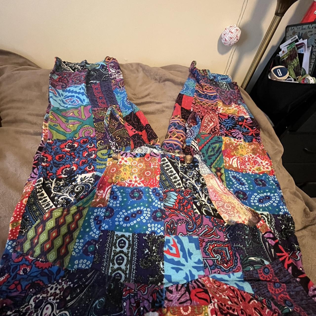 Women's Pants - Multi - S – Multicolored patchwor… - image 1