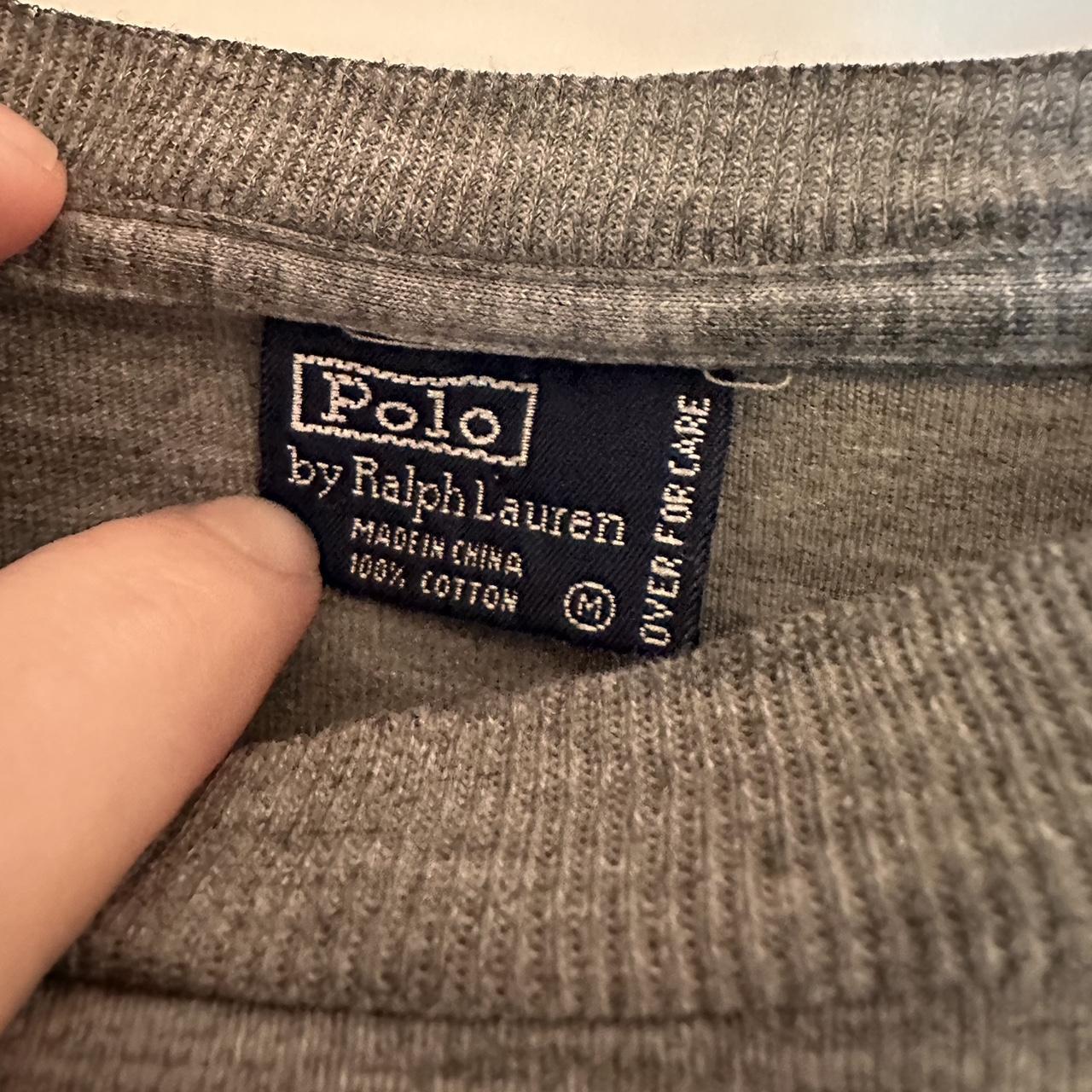 Ralph Lauren Men's Grey T-shirt | Depop