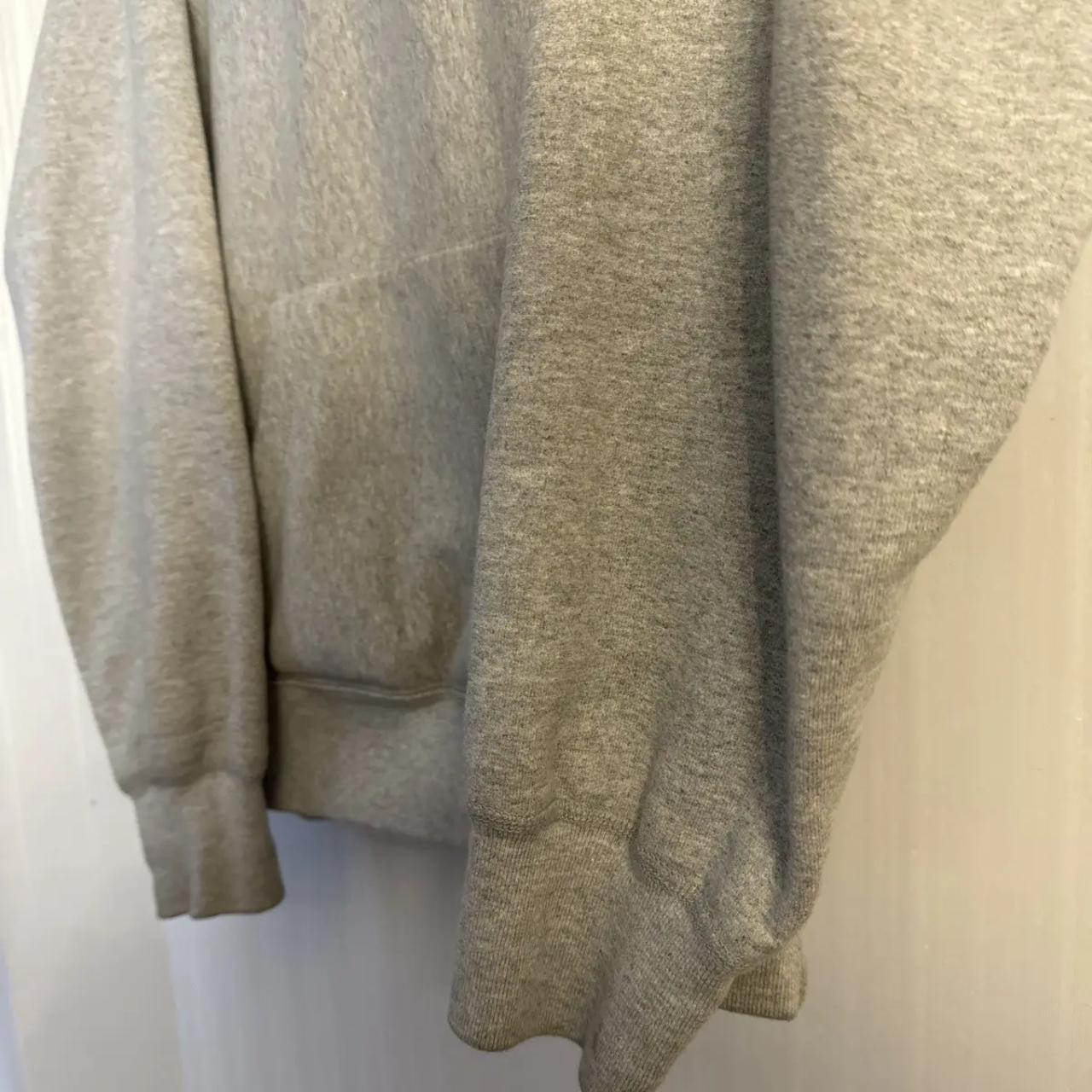 Supreme Grey Cross Box Logo Hoodie Sz Medium. - Depop