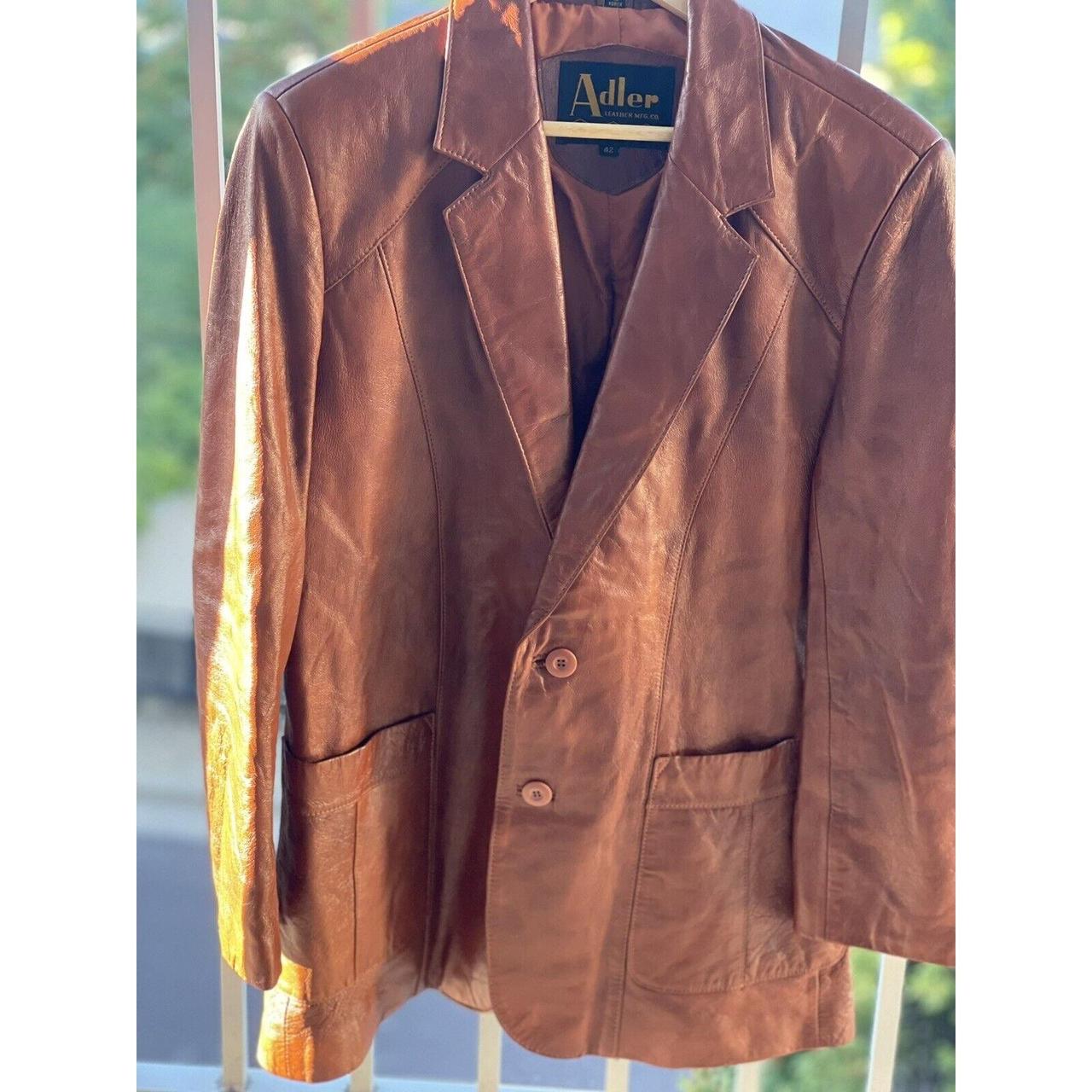 Adler leather coat hotsell