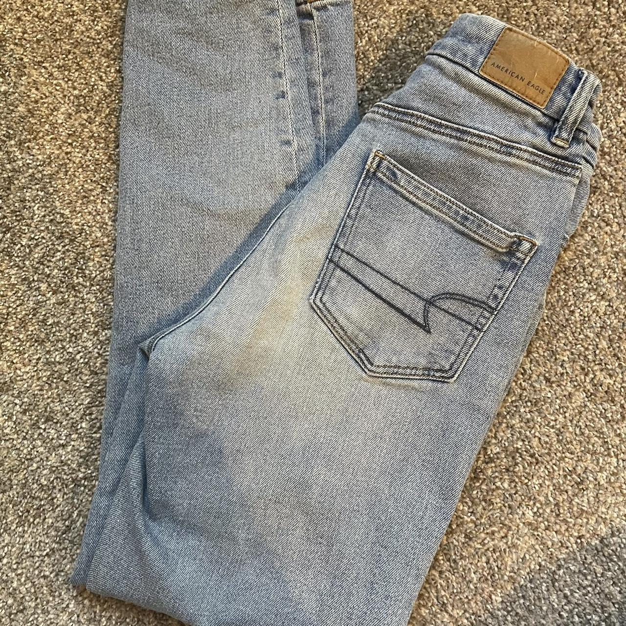 American eagle stretch jeans! Size 00 - Depop