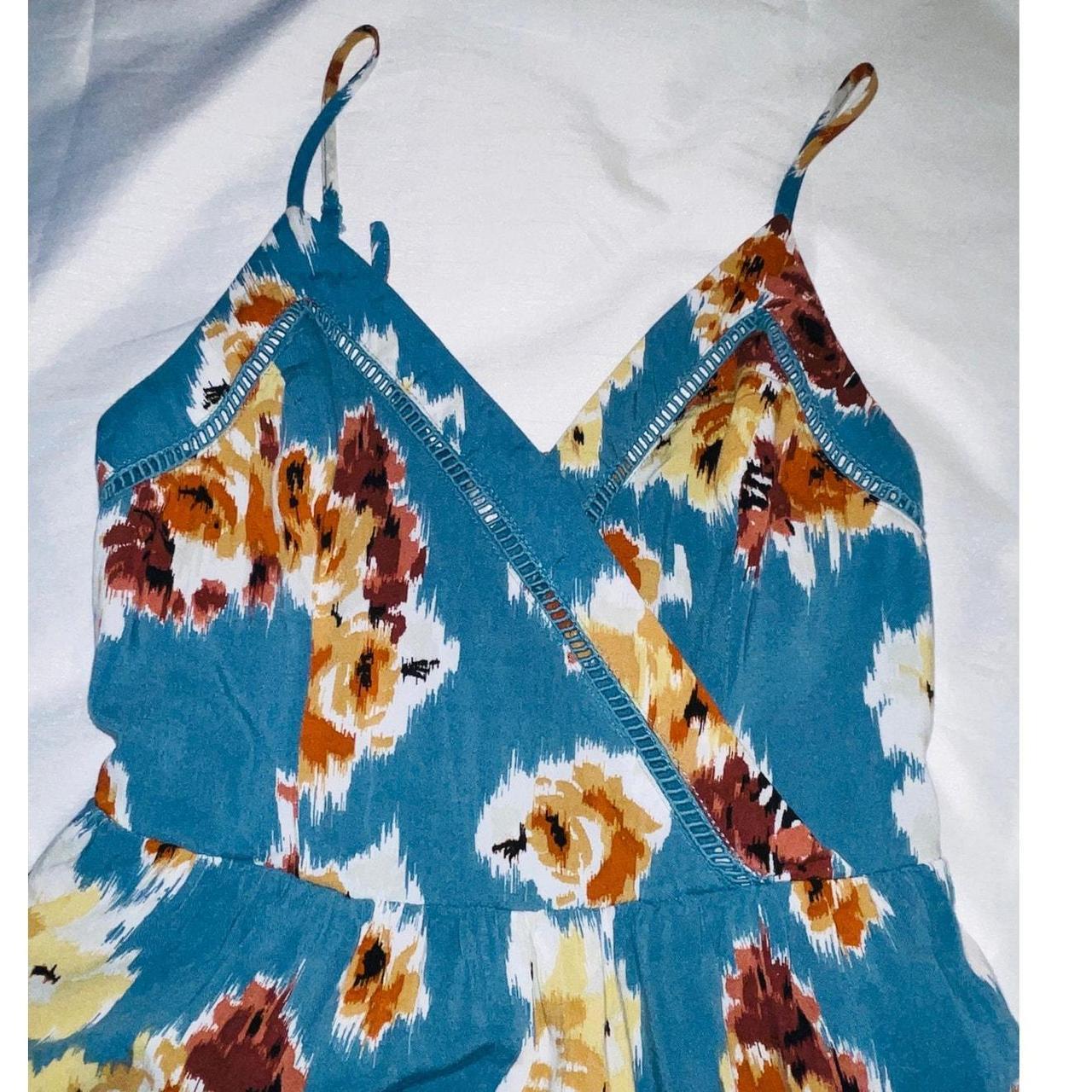 Source Unknown Women's Jumpsuit - Blue/Multi - XS… - image 2