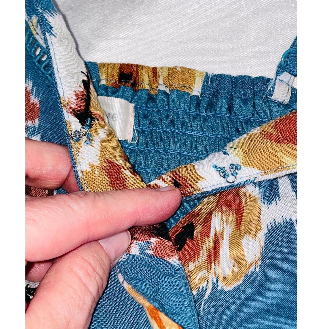 Source Unknown Women's Jumpsuit - Blue/Multi - XS… - image 4