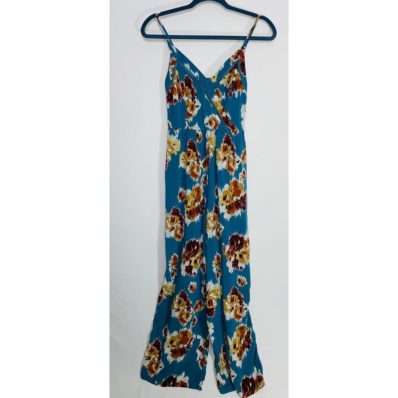 Source Unknown Women's Jumpsuit - Blue/Multi - XS… - image 1