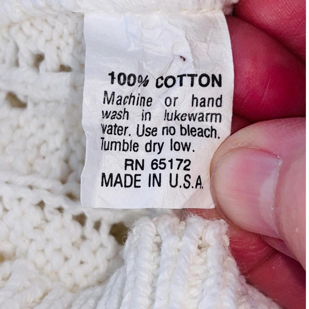 Source Unknown Women's Sweater - White - L – Vint… - image 5