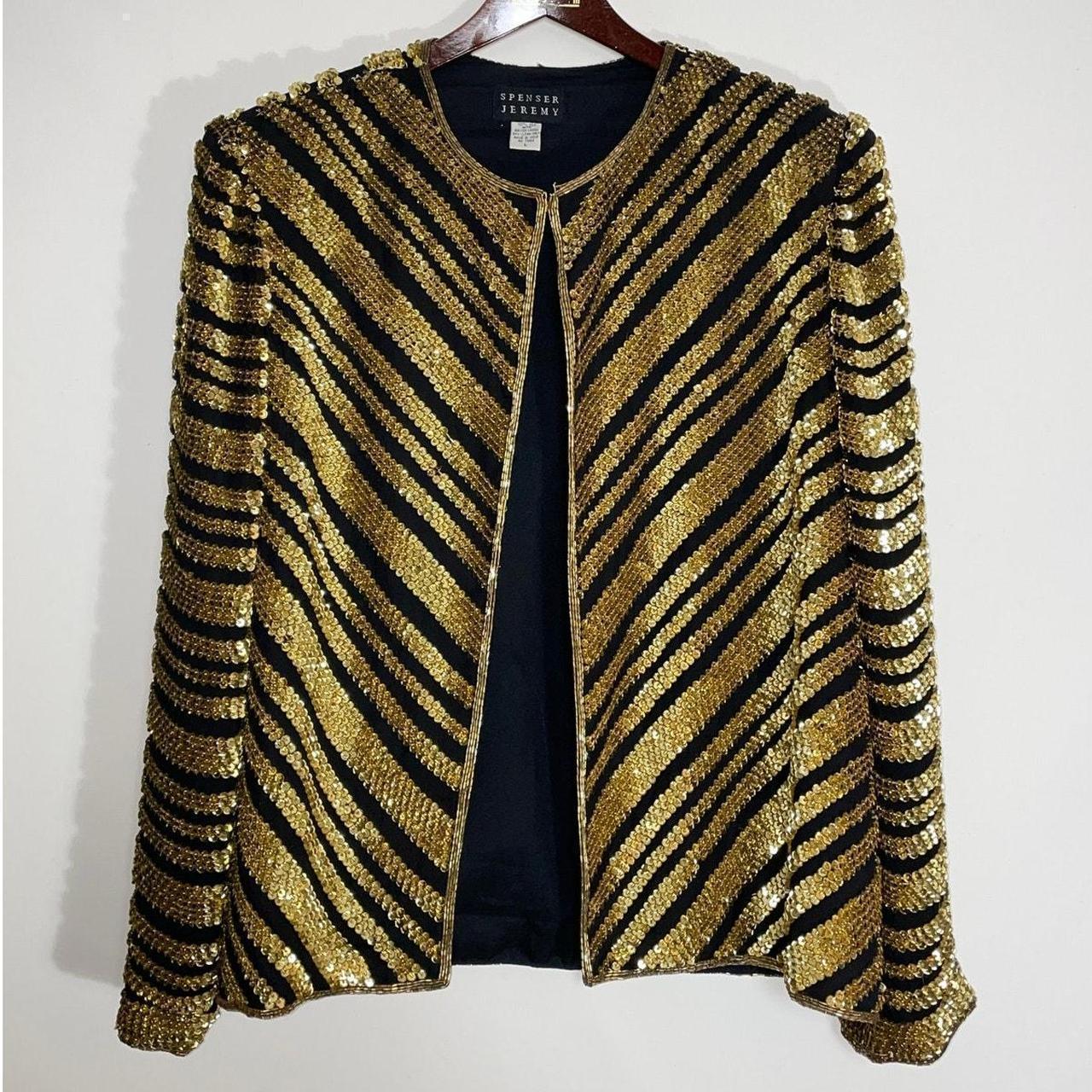 Source Unknown Women's Jacket - Gold/Black - L – … - image 1