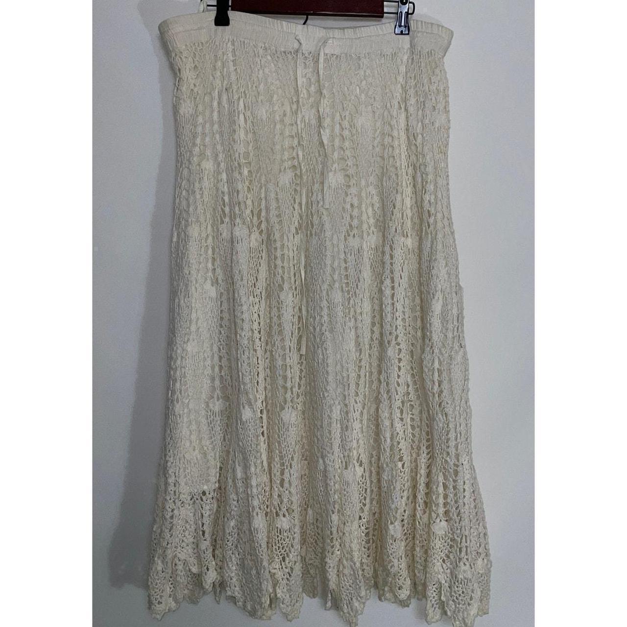 Source Unknown Women's Skirt - Cream - One size –… - image 1