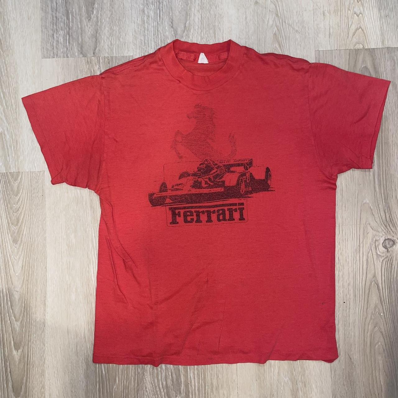 Ferrari Men's Red T-shirt (2)