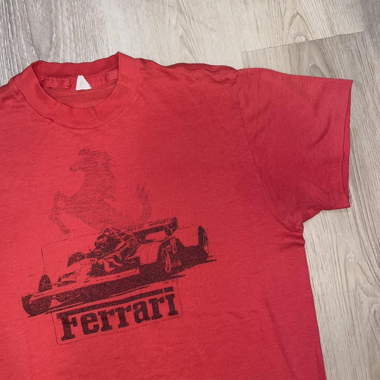 Ferrari Men's Red T-shirt (4)