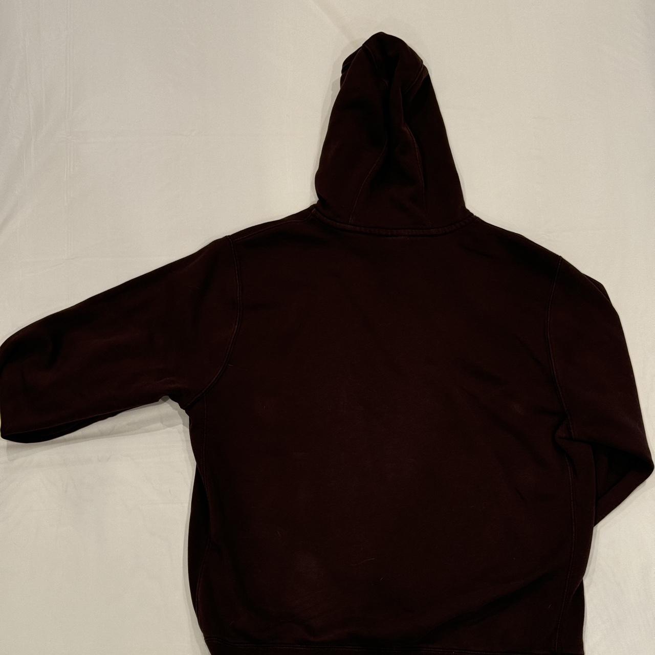 Brown Nike hoodie men’s large Perfect condition... - Depop