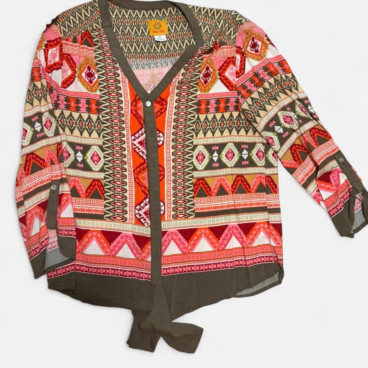 Ruby Rd. Women's Blouse - Multi - M – Multicolour… - image 1