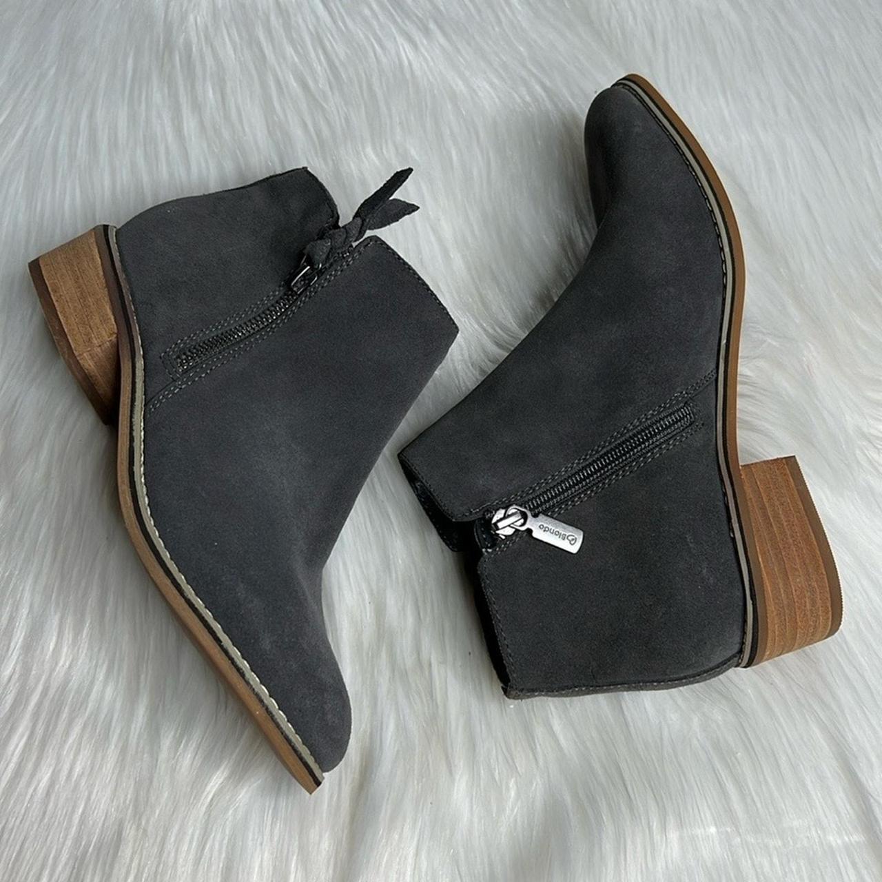 Dark Gray Blondo Liam Suede Booties Waterproof. Depop