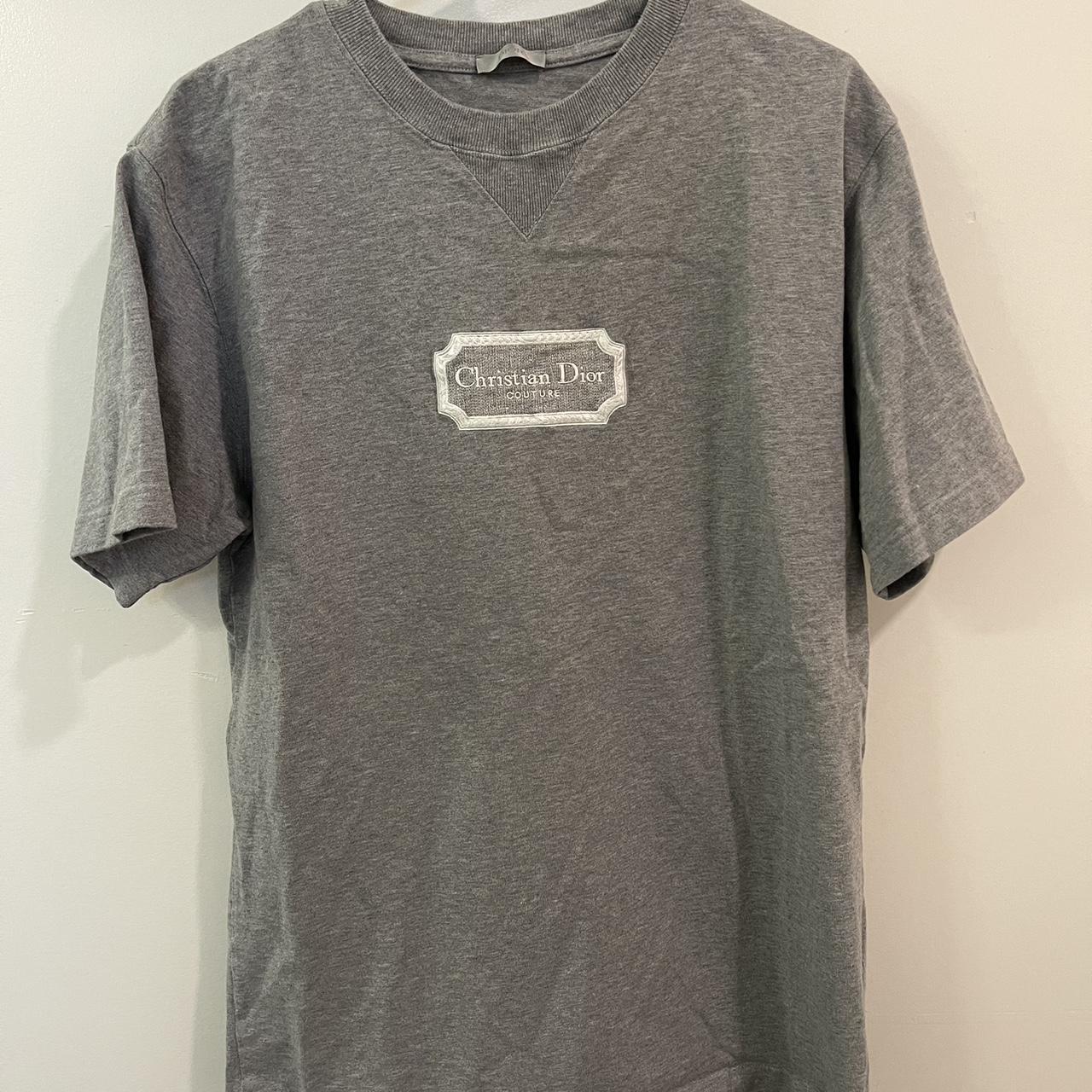 Gray Christian Dior Couture Relaxed Fit T Shirt - | Depop