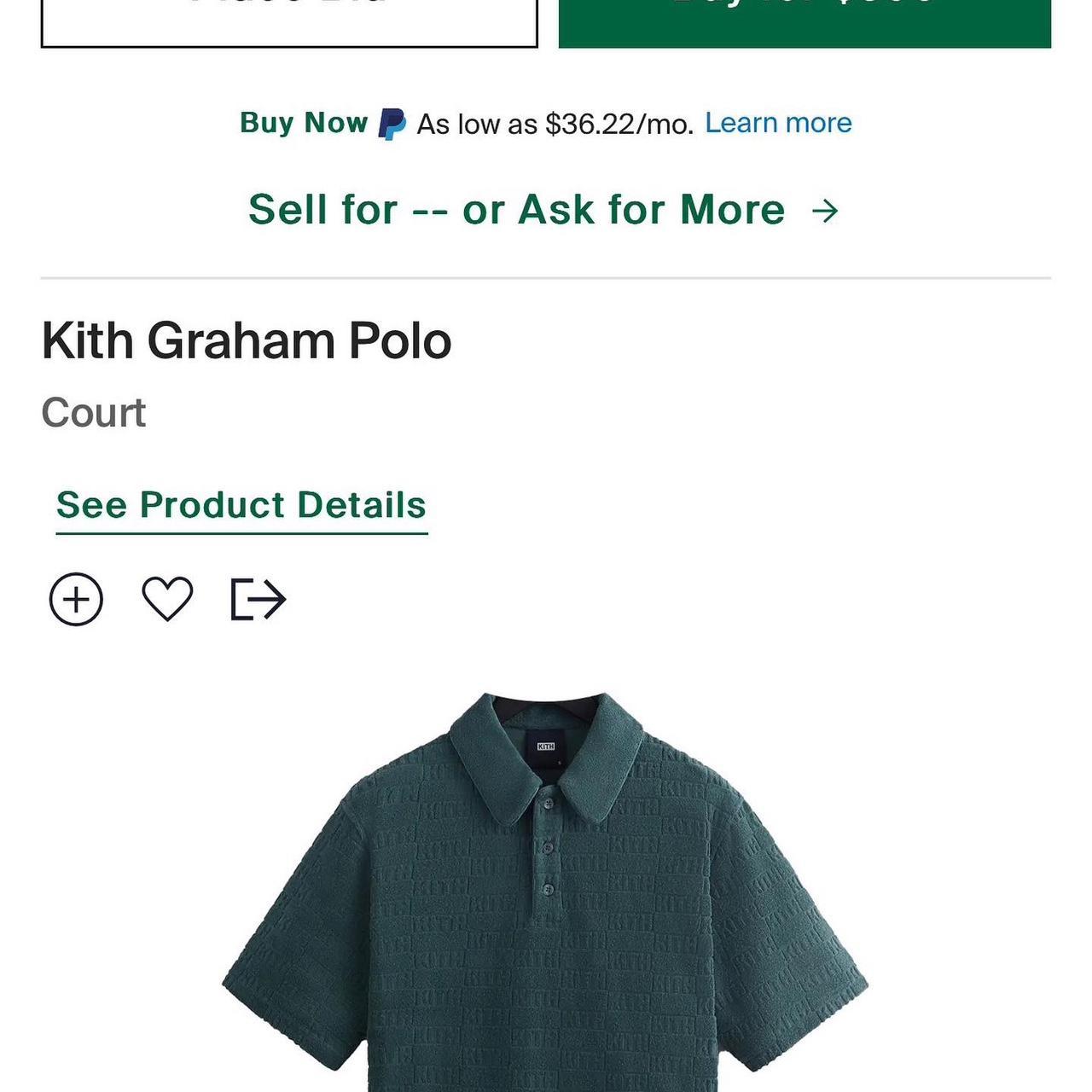 Kith Terry Graham Court Polo Shirt Shorts Bucket Hat... - Depop