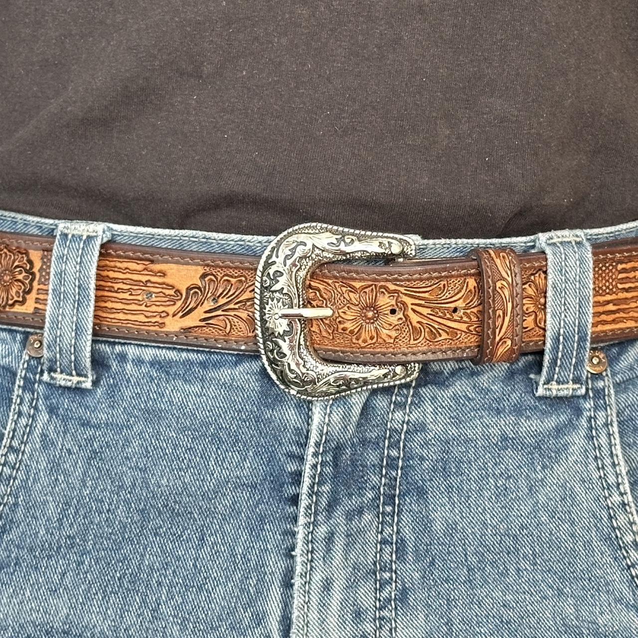 小物 used western belt Western belt - Depop
