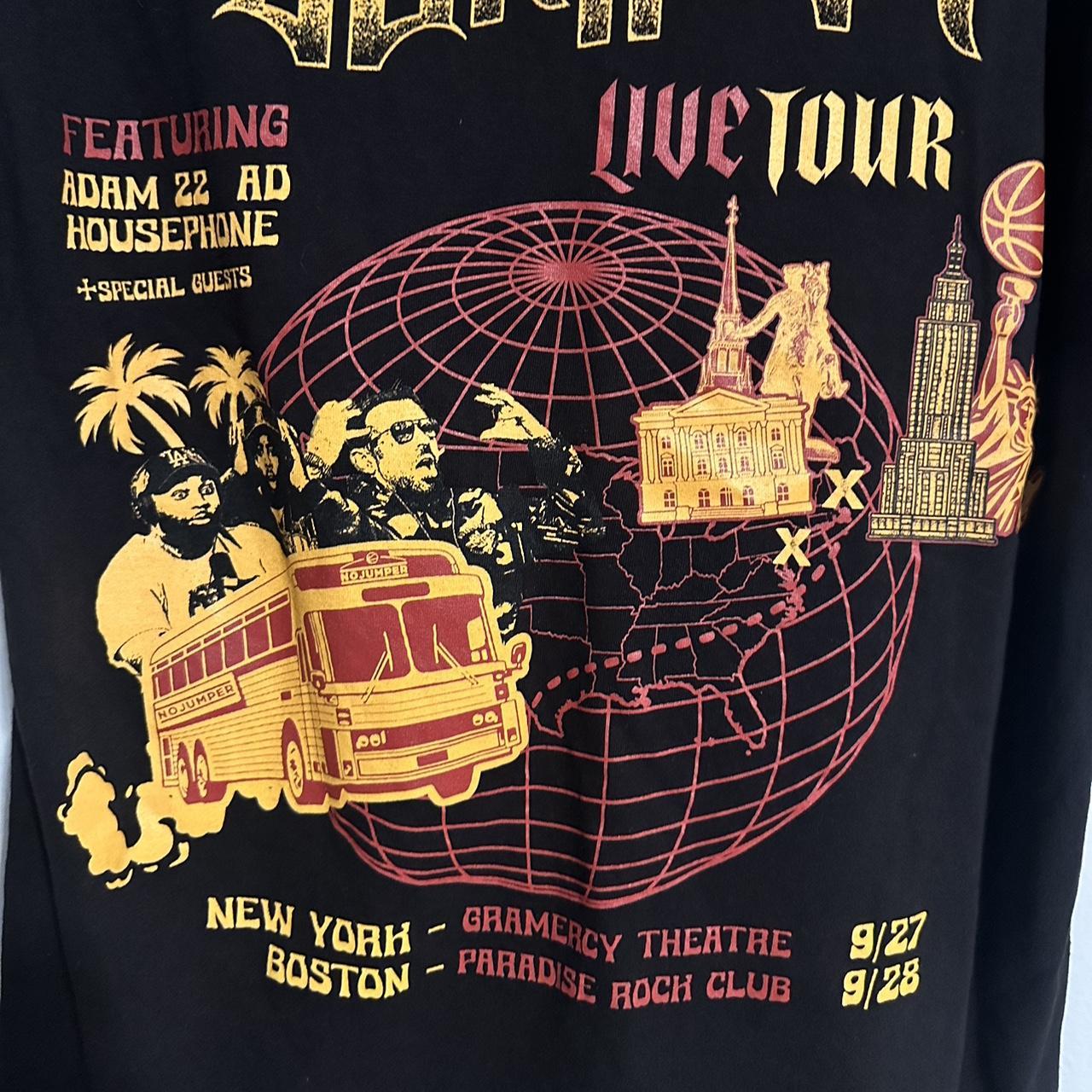 No Jumper Podcast Tee Mens large Shirt Live On Tour... - Depop