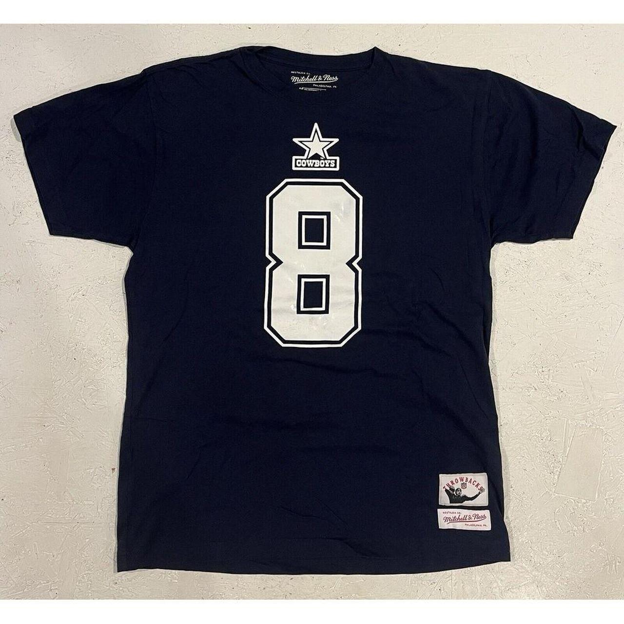Mitchell & Ness Men's Shirt - Blue - L – Mitchell & Ness Throwbacks Dallas Cowboys AIKMAN …