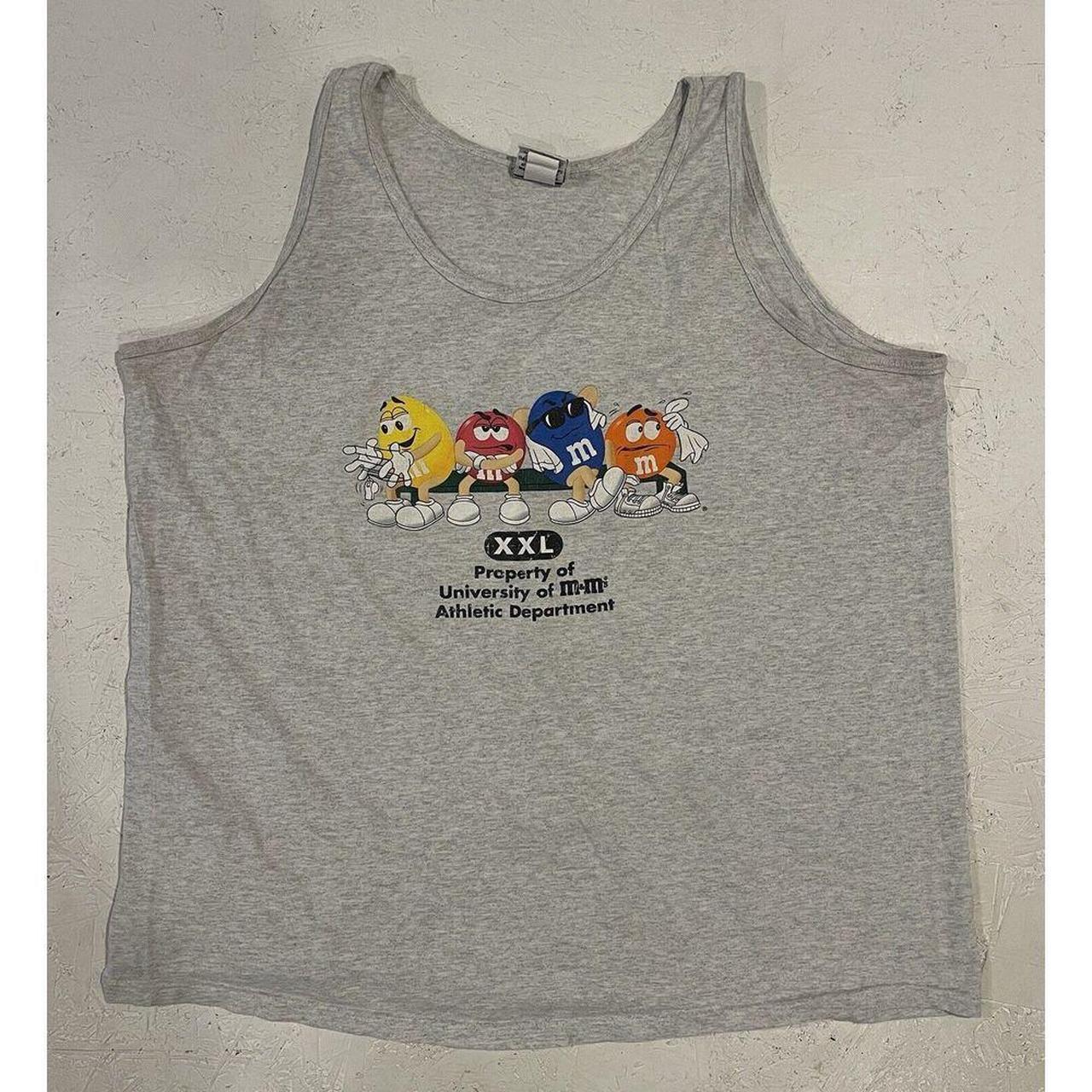 Men's Tank top - Grey - XXL – VTG Y2K M&Ms Univer… - image 1