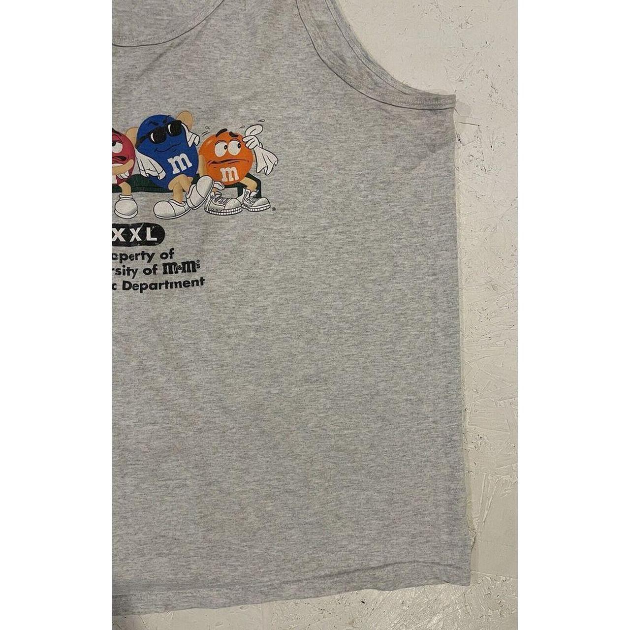 Men's Tank top - Grey - XXL – VTG Y2K M&Ms Univer… - image 2