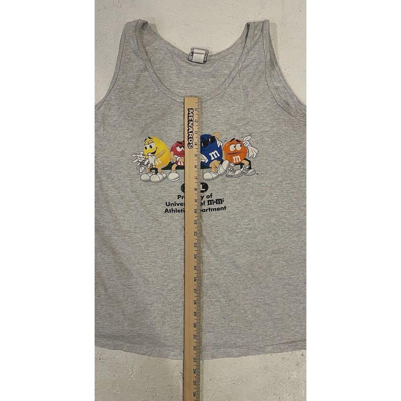 Men's Tank top - Grey - XXL – VTG Y2K M&Ms Univer… - image 7