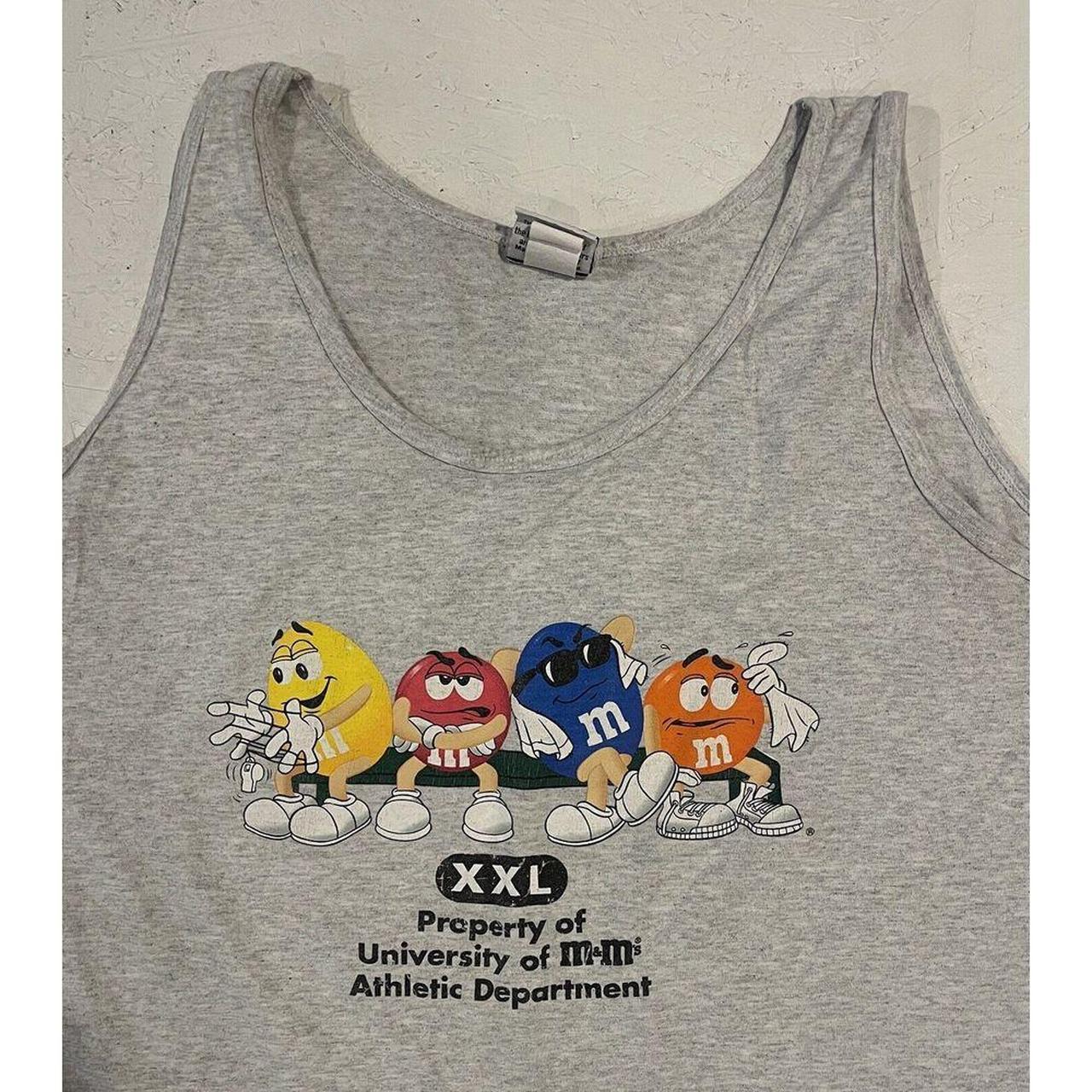 Men's Tank top - Grey - XXL – VTG Y2K M&Ms Univer… - image 4