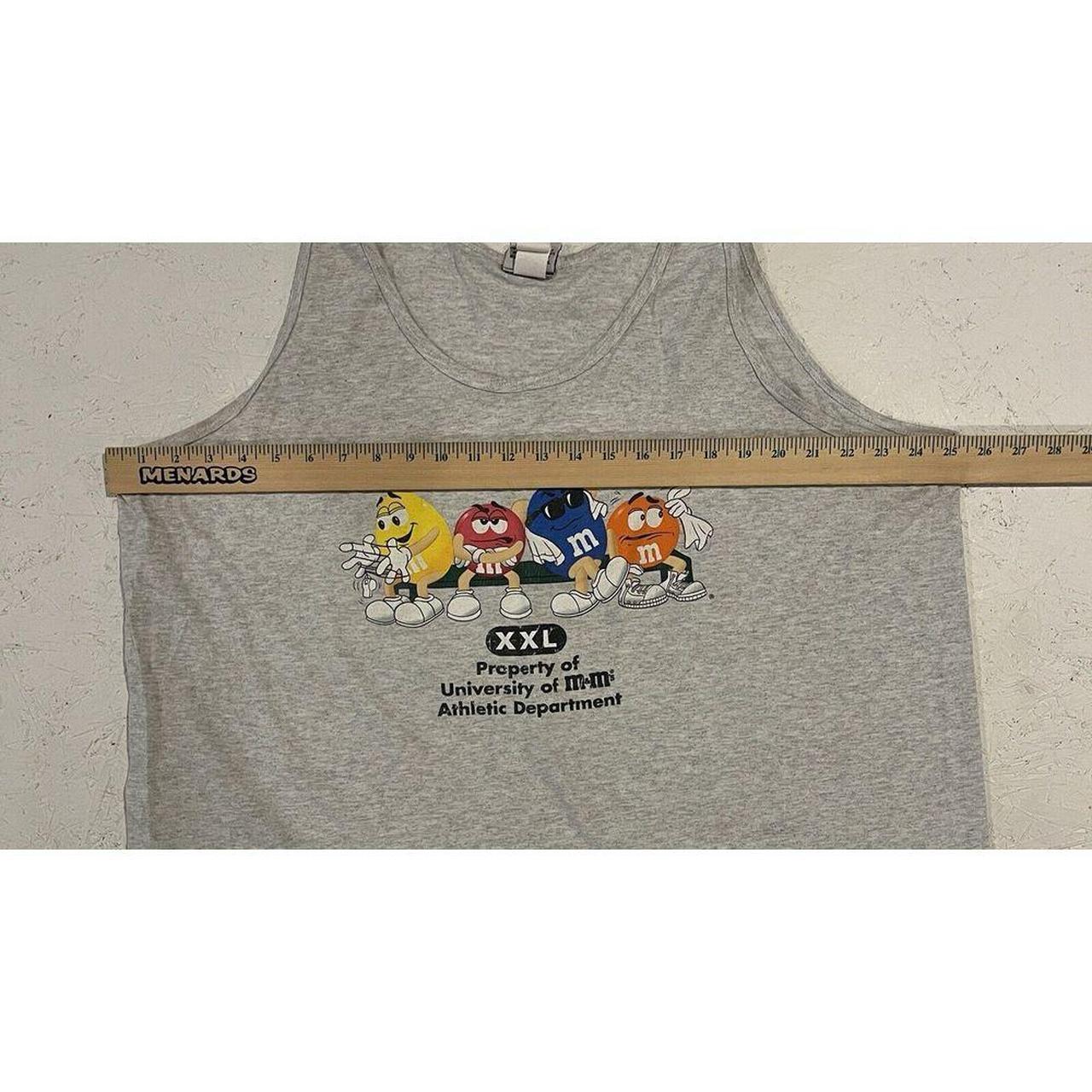 Men's Tank top - Grey - XXL – VTG Y2K M&Ms Univer… - image 6