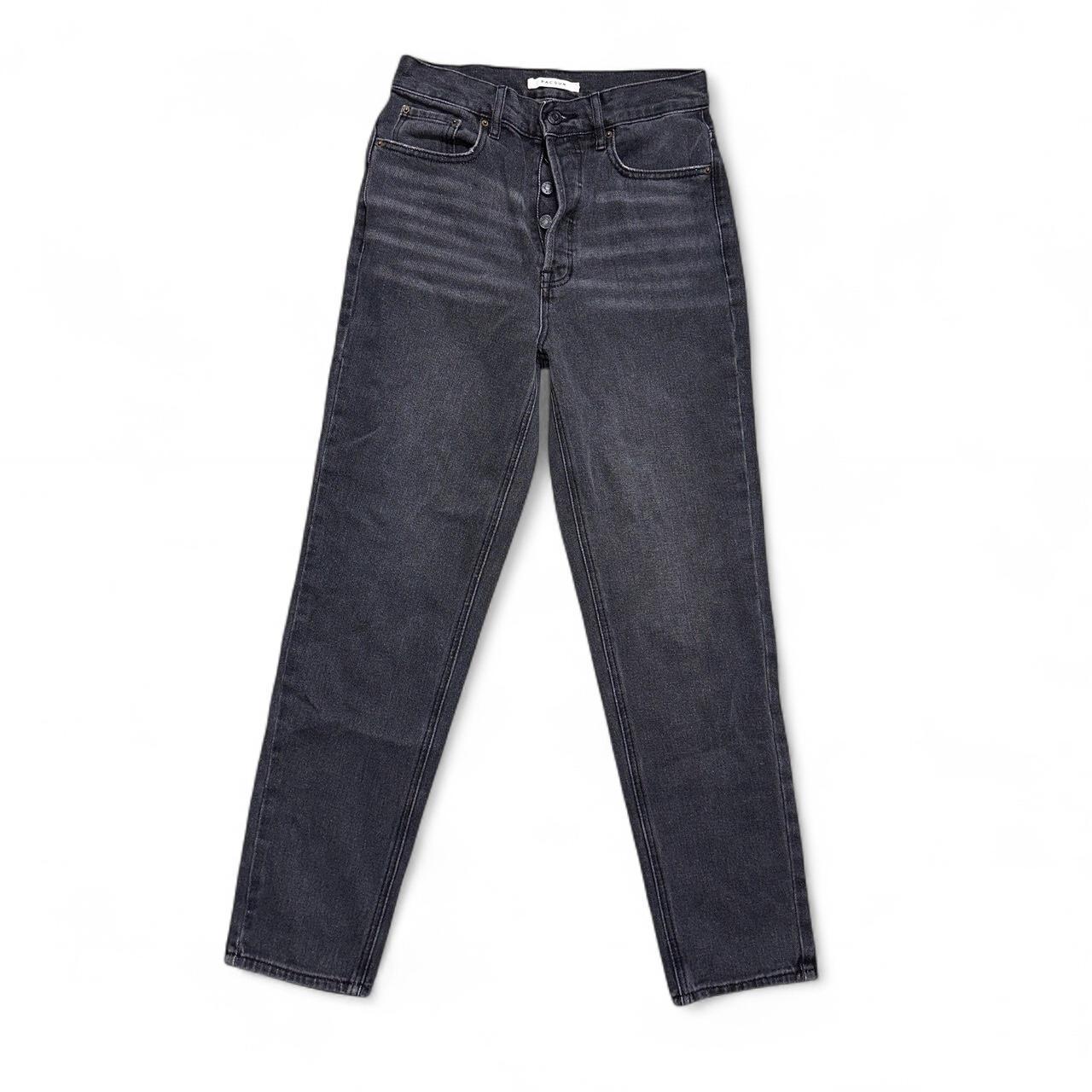 PacSun Women's Jeans - Black/Grey - 26 – PacSun black high rise mom jeans size …
