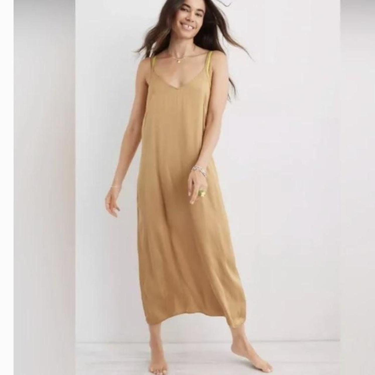 Aerie satin shop slip dress