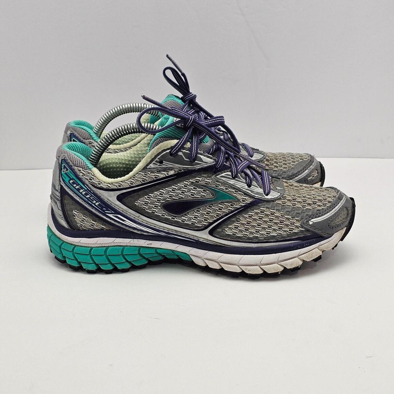 Brooks Ghost 7 Women s 6.5 Silver Green Athletic