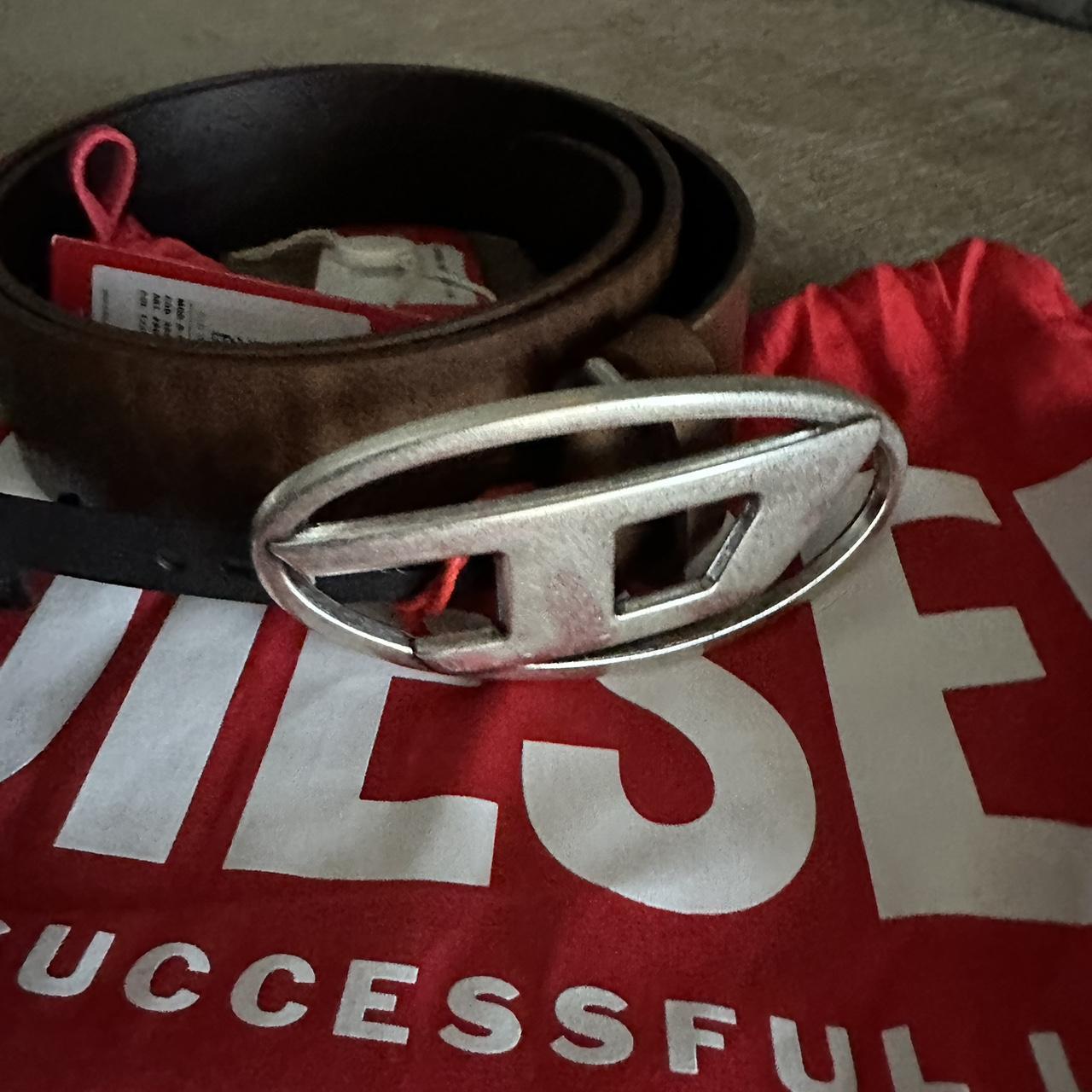 Diesel Men's Brown Belt Depop