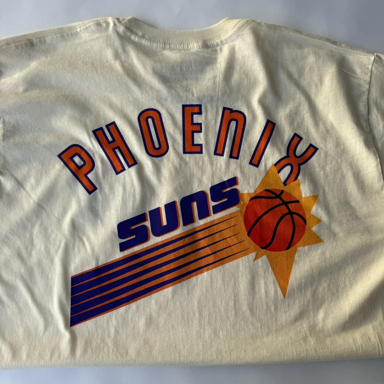 XL Suns t shirt. Brand new from Mitchell n Ness, but... - Depop