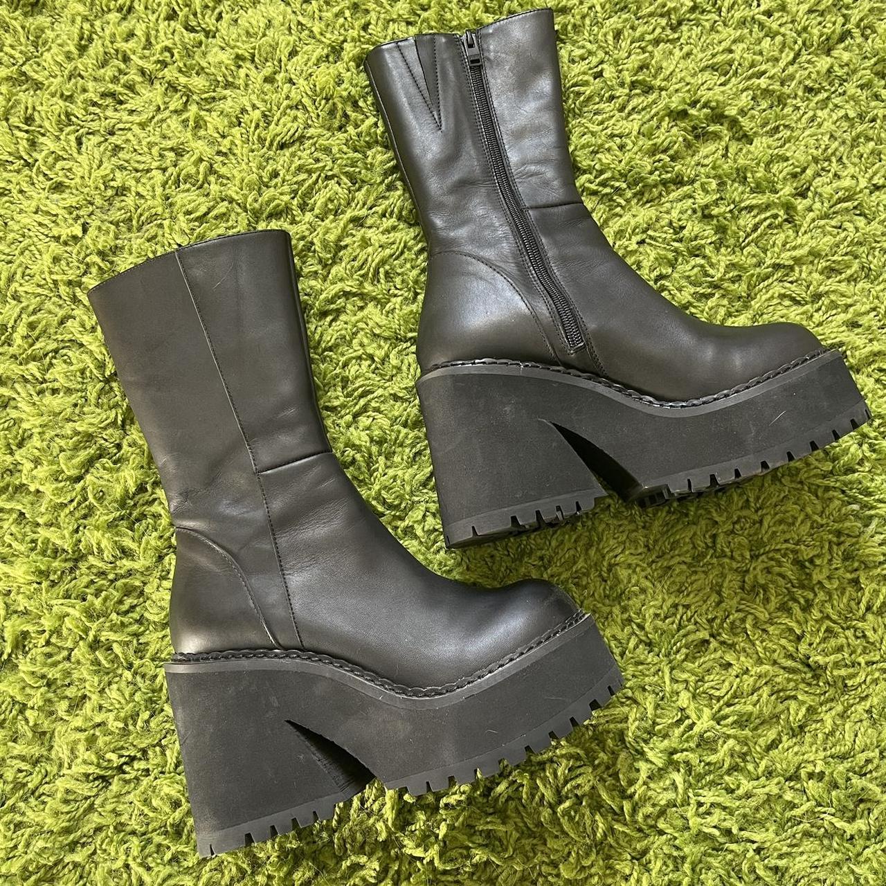 UNIF PARKER BOOTS, SIZE 7 * have been worn outside... Depop