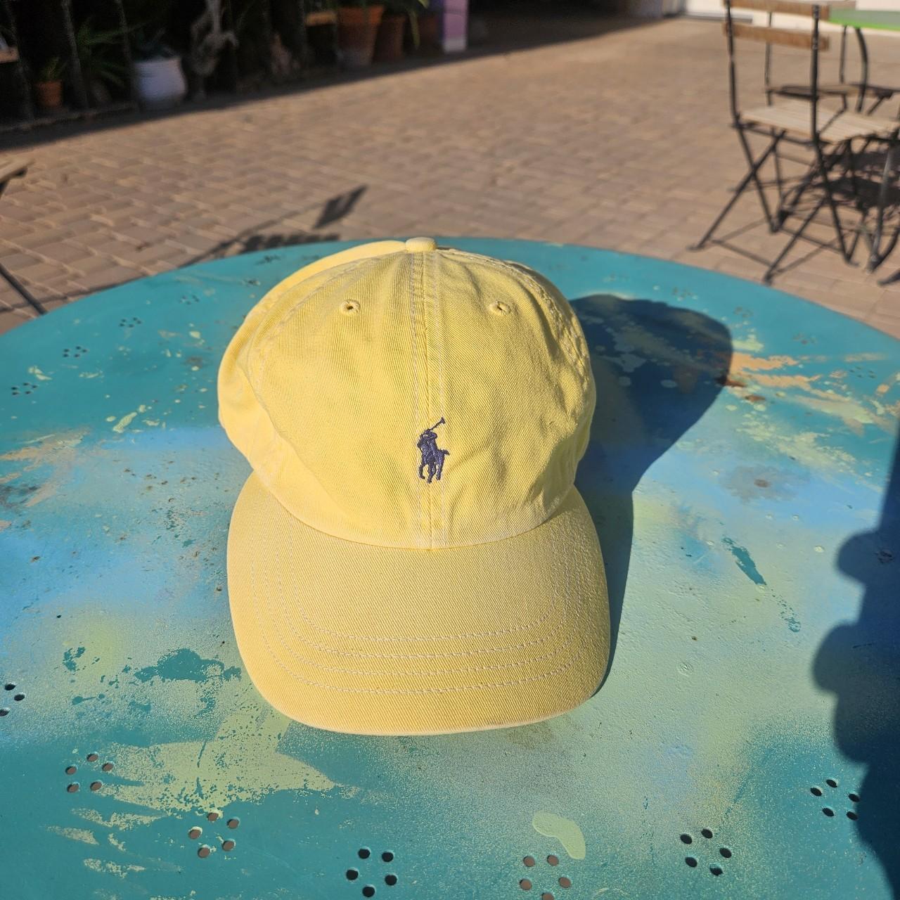 Polo ralph lauren yellow cap best sale