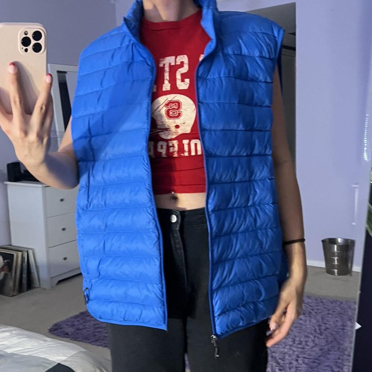 32 degrees royal blue puffer/bubble vest. Great... Depop