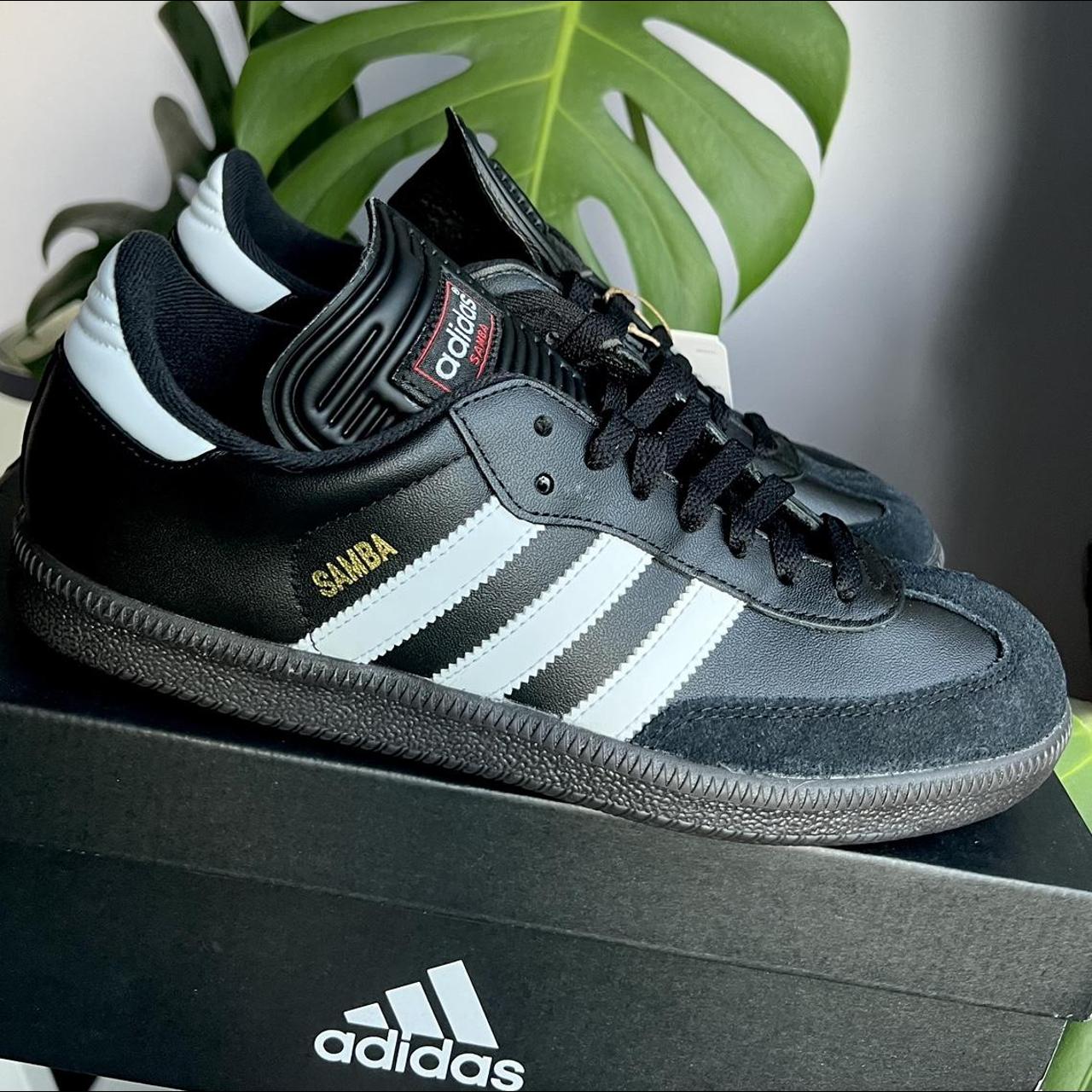 Original black adidas sambas, with tags and original... - Depop