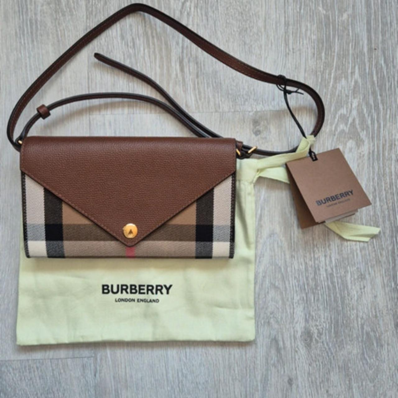 Burberry leather clutch best sale