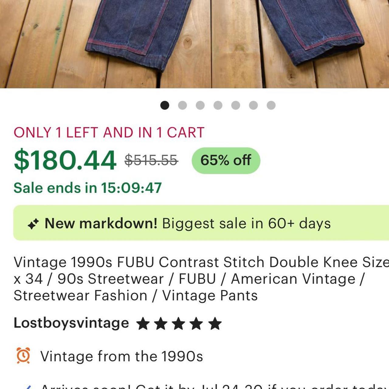 Extremely rare Vintage 1990s Fubu double knee baggy | Depop