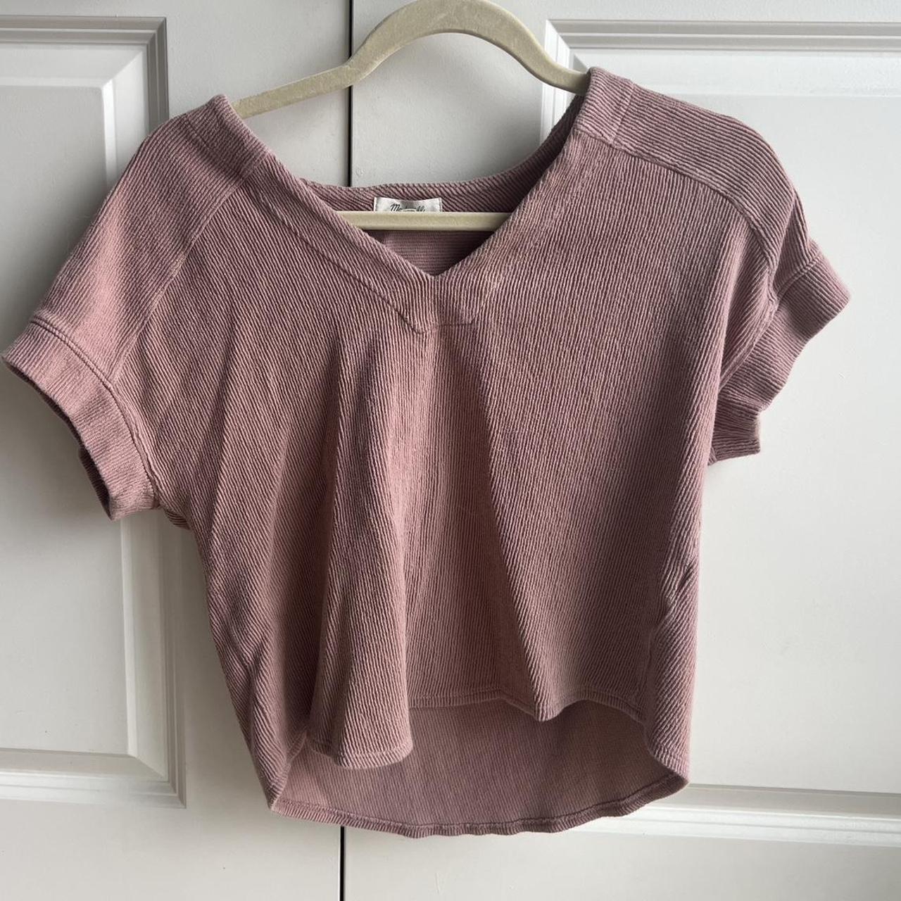 madewell pink shirt