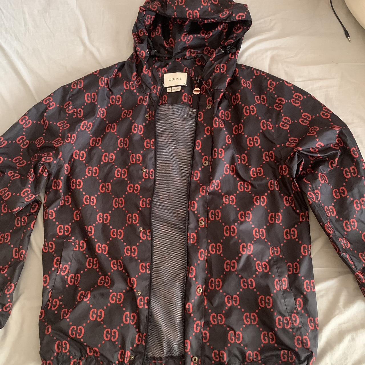 Gucci Pattern Branded Windbreaker Not worn at all