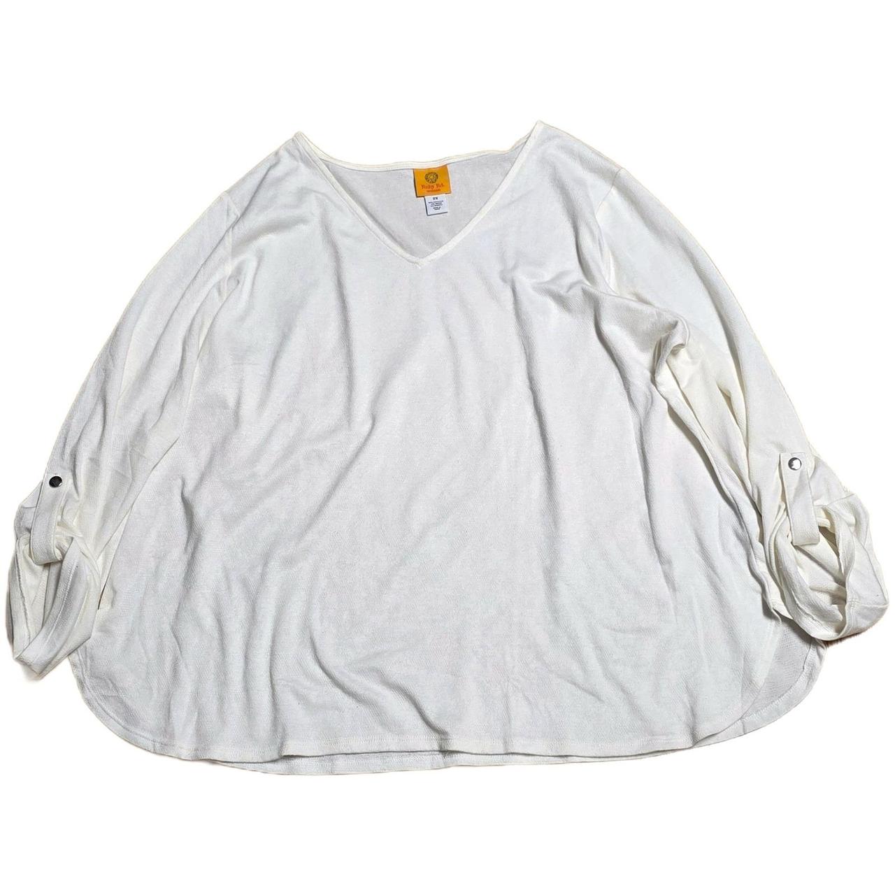 Ruby Rd. Women's Shirt - White - 2 – Ruby Rd Text… - image 1