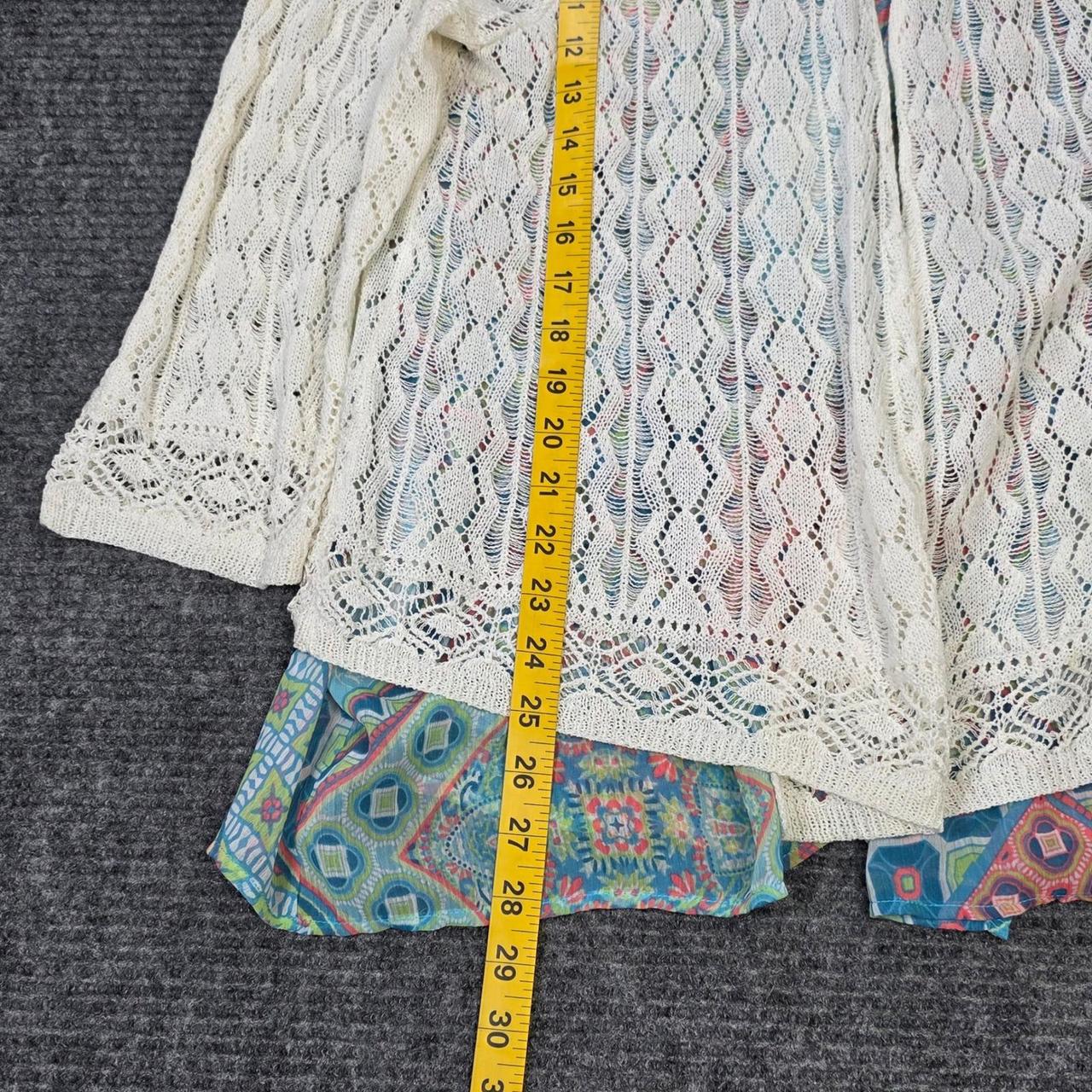 Ruby Rd. Women's Cardigan - Multi/Cream - M – Rub… - image 7