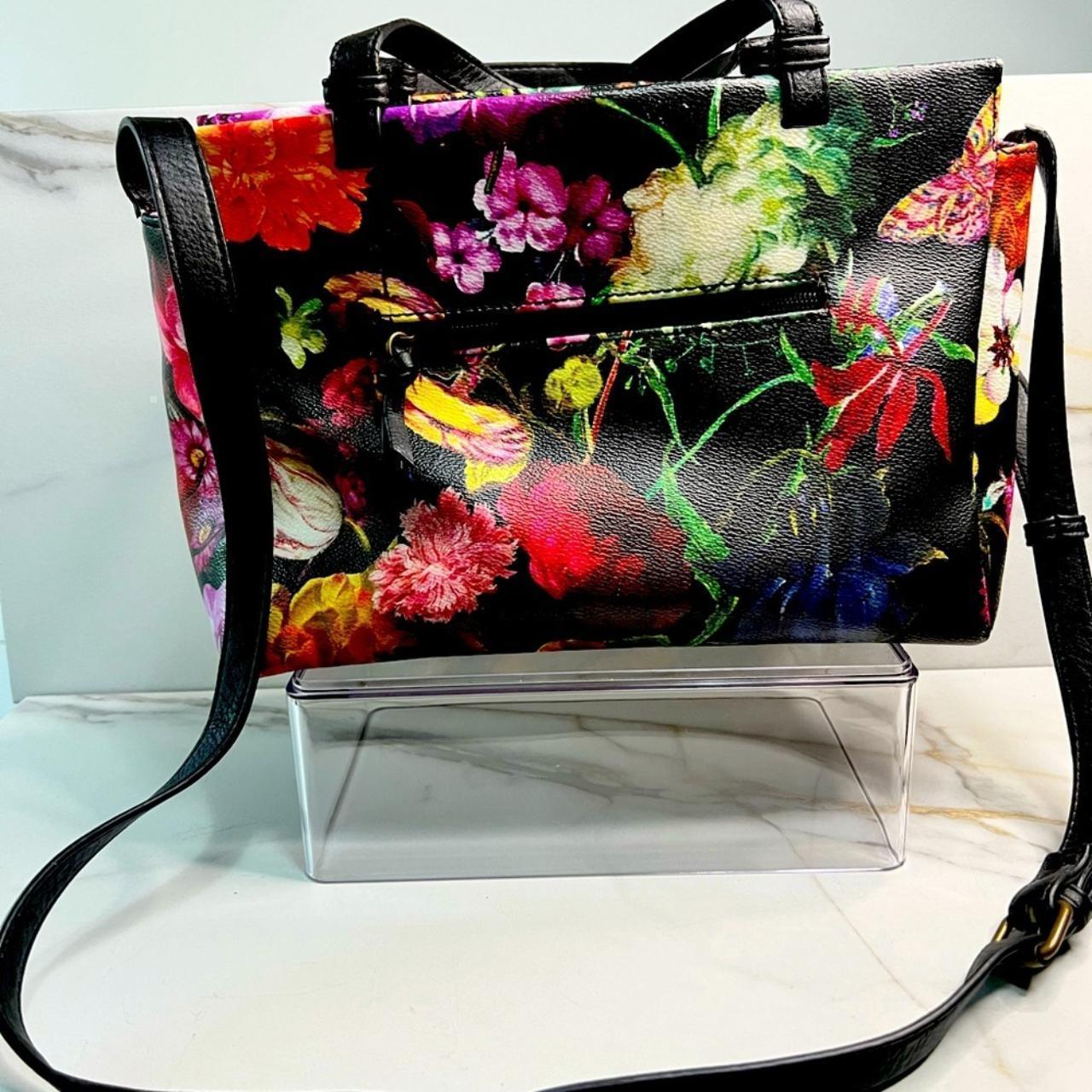 Preloved Women's Shoulder bags - Black – Elliott Lucca Floral medium size bag/purse. Elliott …