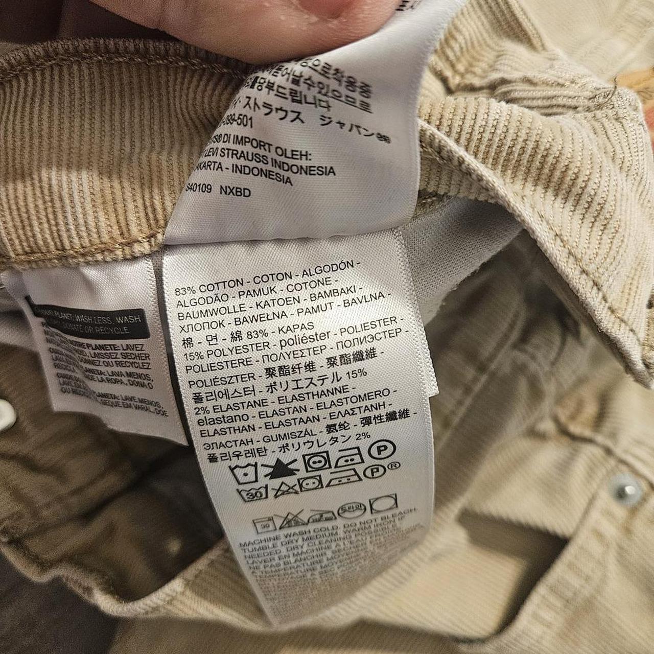 Levi's Men's Jeans - Tan - 36" – Levis 502 Mens C… - image 7