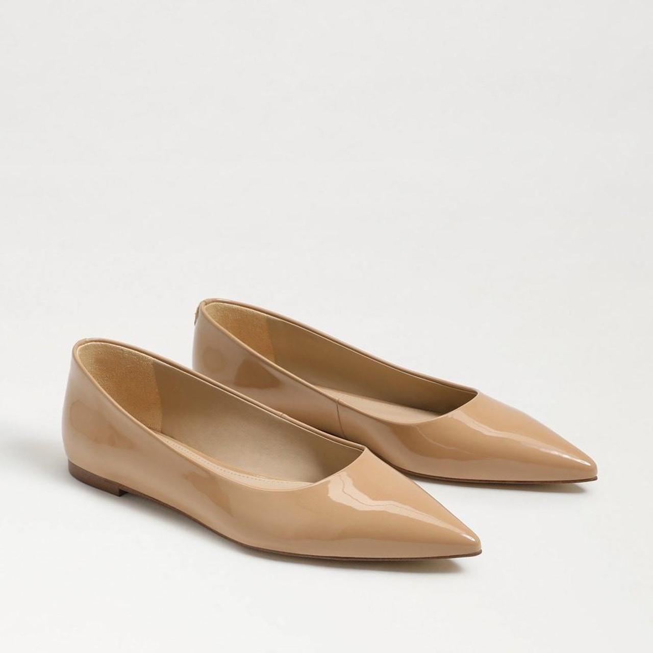 Sam Edelman Wanda Pointed Toe Flat beige Size. Depop