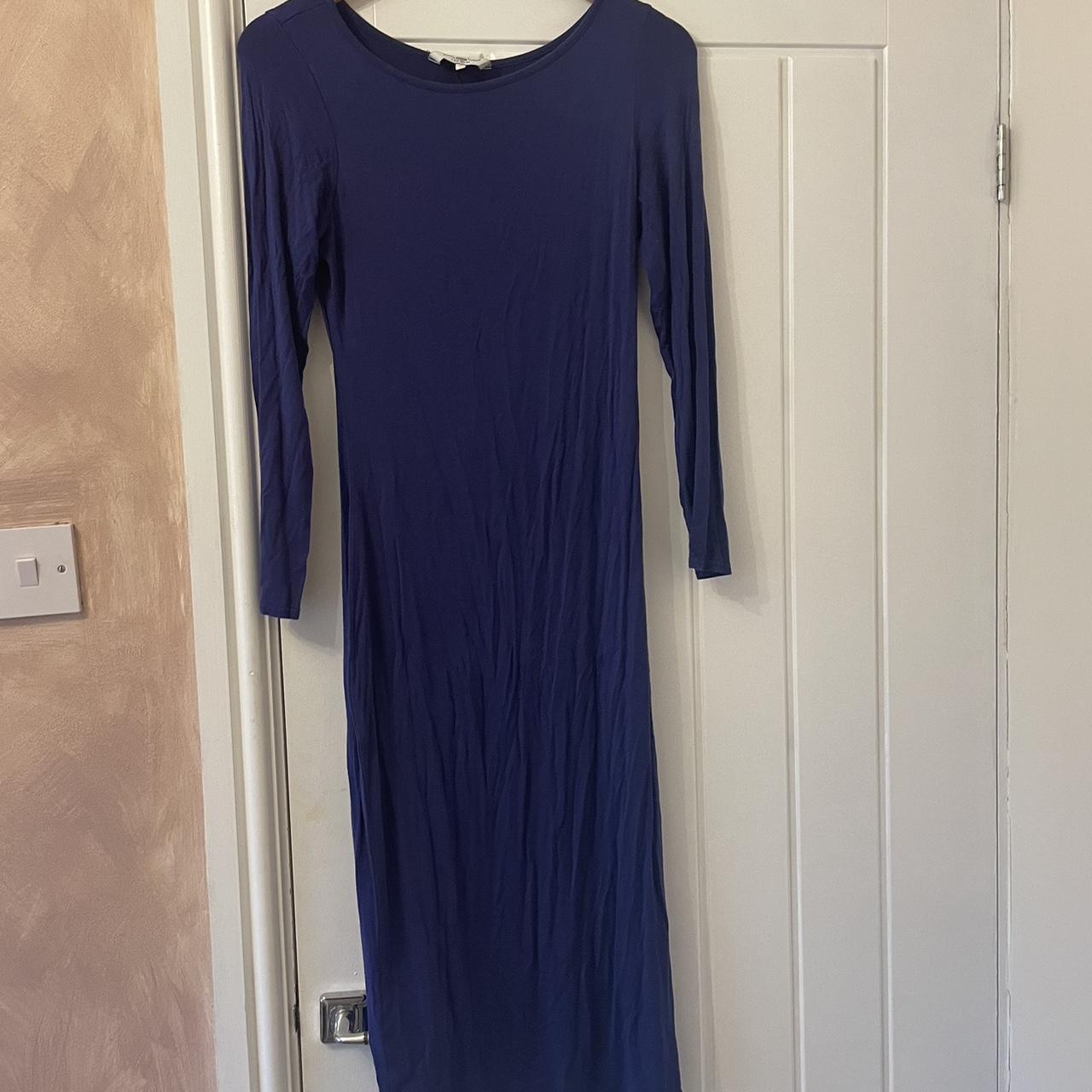 Bodycon midi dress with long sleeves Size 14 but... - Depop