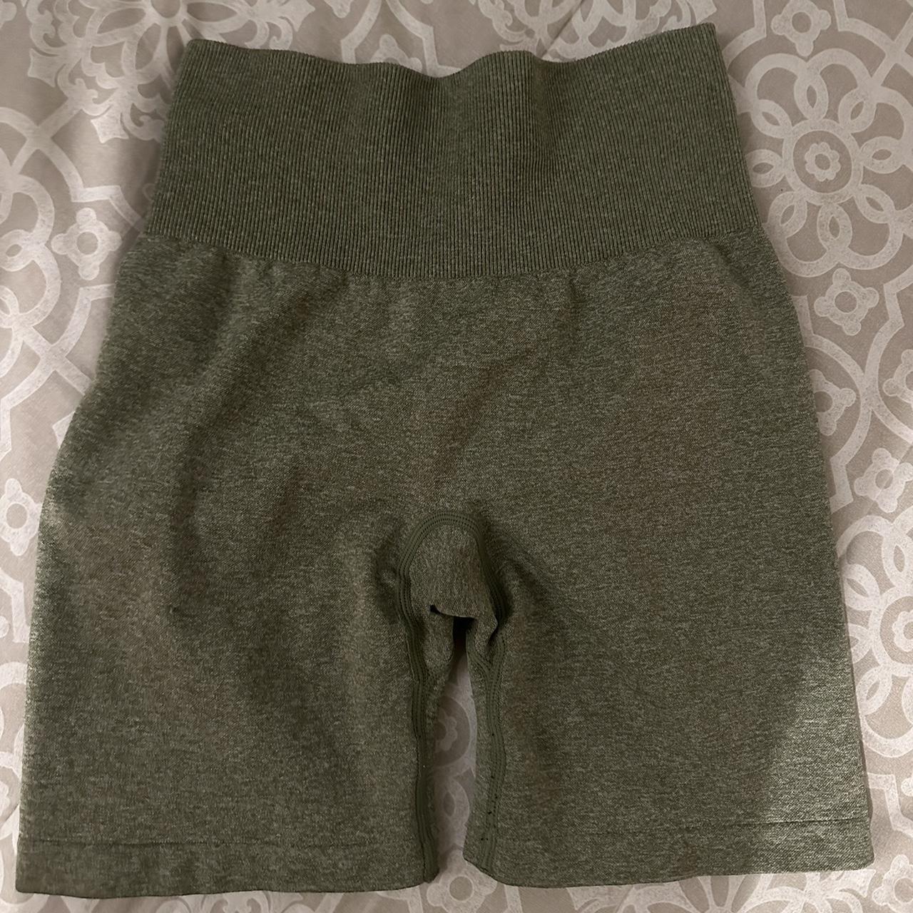 NVGTN Meadow Crunch Seamless Shorts Size XS used... - Depop