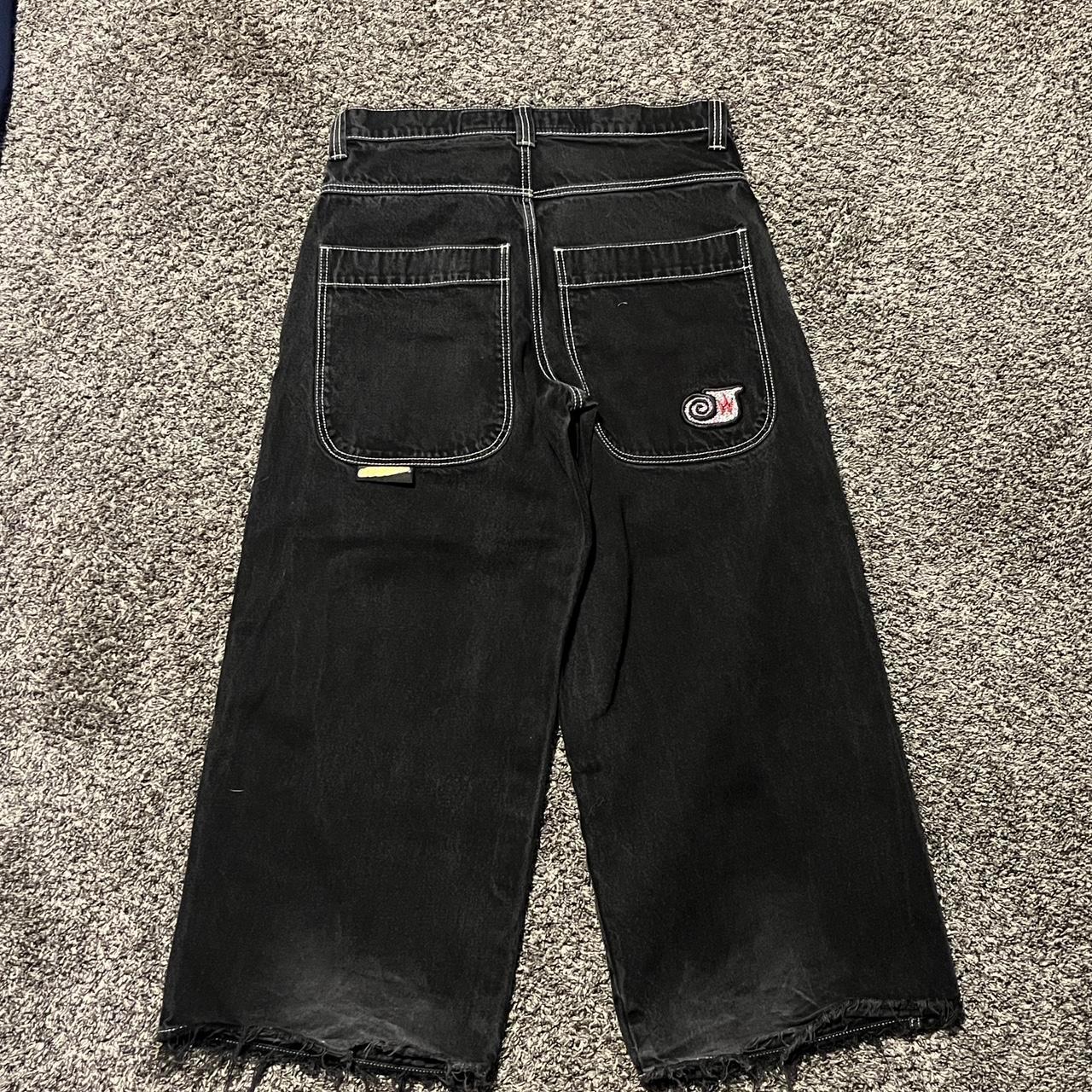 Jnco Men's Jeans Black Jncos Cut Only N Inch Off So - Depop