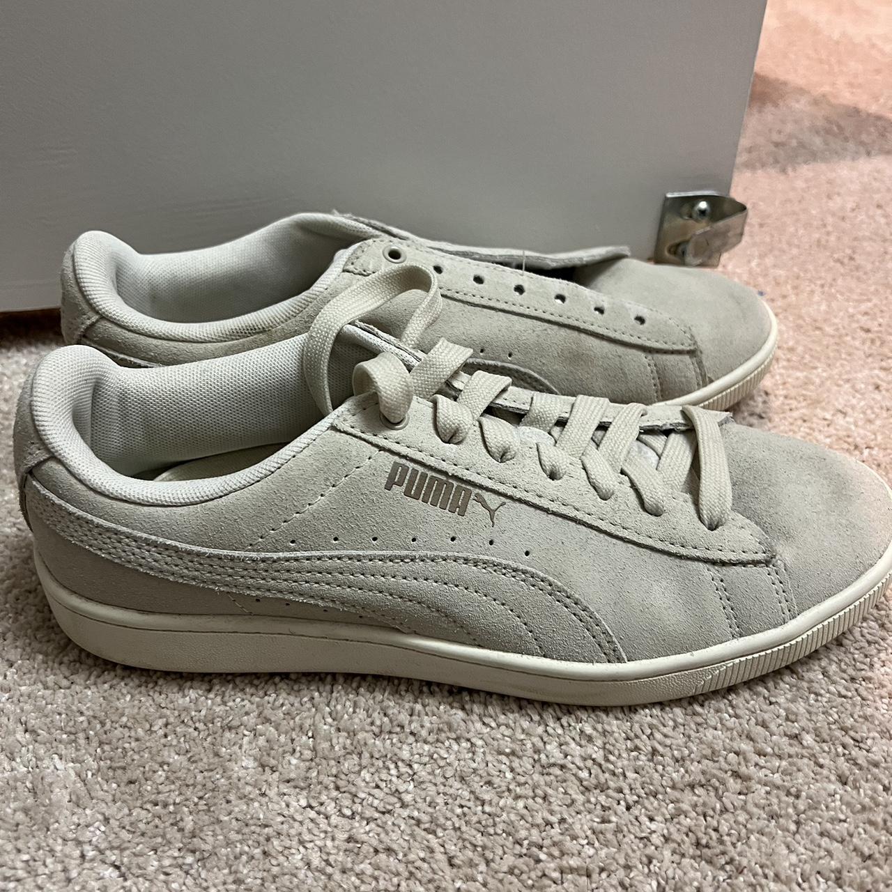 Puma soft foam sneakers. Cream. Super comfy and