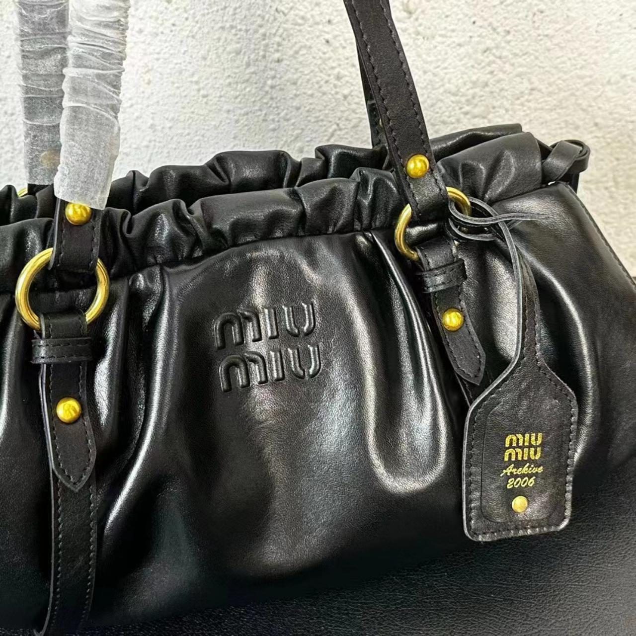 Miu Miu Leather Bag Still in good condition no | Depop